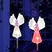 SolarDuke Solar Fairy Angel Lights Color Changing Garden Decor Outdoor Lawn Yard Figurine Stakes