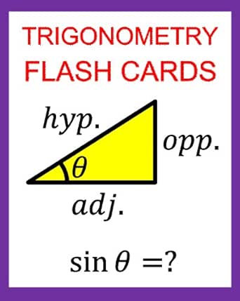 Trigonometry Flash Cards Memorize Values Of Trig Functions Sin Cos Tan From 0 To 360 Degrees Ebook Mcmullen Chris Kivett Carolyn Amazon Ca Kindle Store