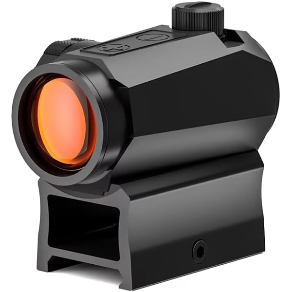 UUQ 1x20mm Red Dot Sight - 2 MOA, Shake Awake, 11 Brightness, IPX7 Waterproof, 1000G Shockproof