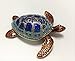 Znewlook Sea Turtle Crystal Studded Pewter Jewelry Trinket Box Czech Crystal Turtle Trinket from