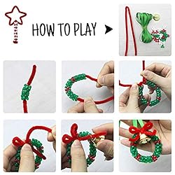 Hifunwu 1570 PCS Christmas Beaded Ornament Kit