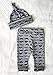 EGELEXY Baby Boys Summer Mamy's New Man Letter Short Sleeve T-Shirt + Pant+ Hat 3pcs Size 0-6 Months (Grey)