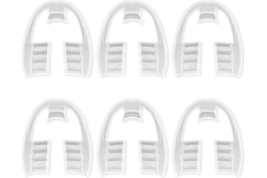BEZANU Mouth Guard, 6 PCS Comfort Anti Grinding Dental Night Guards for Bruxism and Teeth Clenching