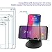 LAMEEKU Compatible Cell Phone Stand Replacement for iPhone, 4mm Thickness Aluminum Desktop Cradle Dock, ARC Charging Station for Switch, All Smartphone, iPhone Xs Max XR XS 8 Plus, iPad, Black