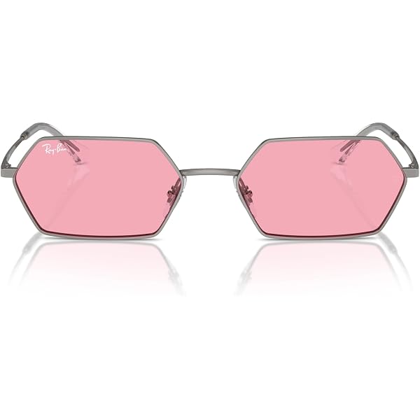 Amazon.com: Ray-Ban Unisex RB3556N Octagonal Flat Lens  display picture 3