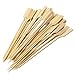 Axe Sickle (8 Inch) Natural Bamboo string,100 Pcs Bamboo Picks Paddle Skewers BBQ Picks (100 per pack)