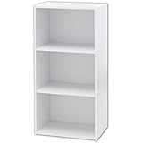 アイリスオーヤマ カラーボックス 3段 幅41.5×奥行29×高さ88cm ホワイト CX-3