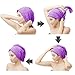 SOFTOWN Microfiber Hair Drying Towel Wrap Super Absorbent for Women with Short Hair (11 x 28 inch, Purple-Long-2 Pack)