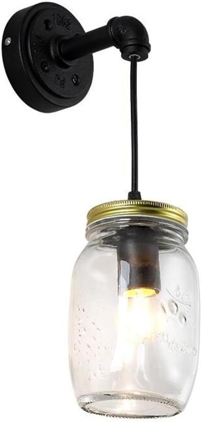 Atmko®Retro Wall Light E27 Lighting Nordic Simplicity Glass Shde Wall Lamp Sconce Hanging Lights for Bedside Bedroom Living Room Decoration