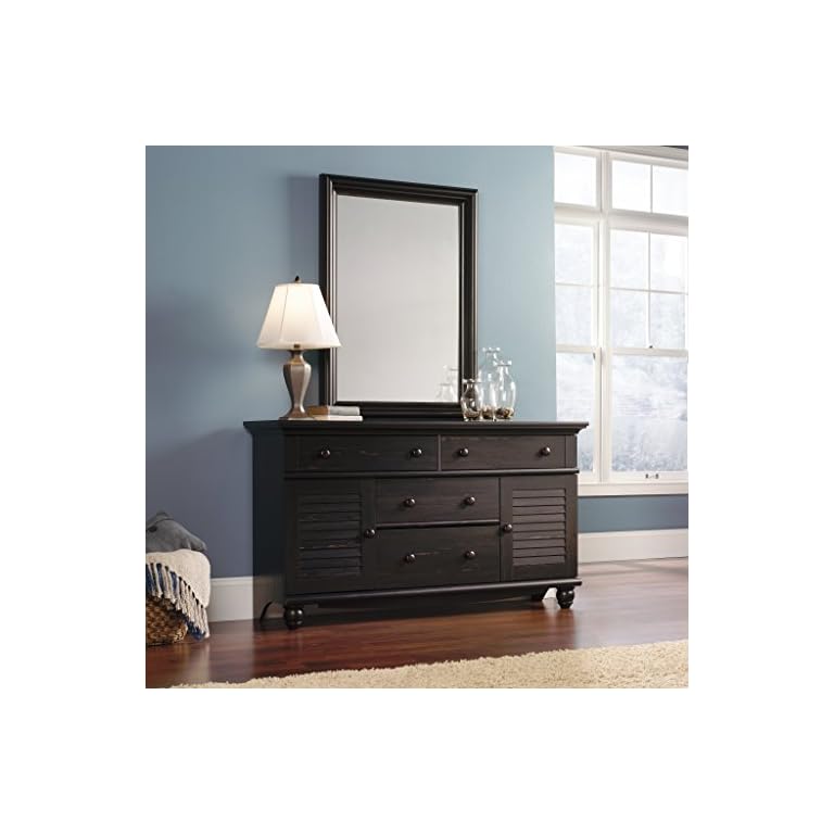 Sauder Harbor View Dresser, Antiqued Paint finish LAVORIST