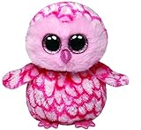 Ty Beanie Boos Pinky Pink Barn Owl Plush