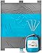 SUN NOMAD Ripstop Beach & Picnic Blanket - Super Sand Proof - XXL Oversized Family Mat - Cool Unique Present Idea, for Him, Her, Men & Women - Best Camping Present 2019 for Outdoor Lovers