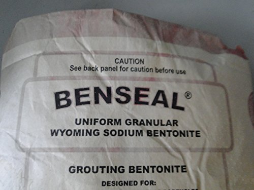 25 Pound Benseal Bentonite Drilling Mud Water Well Pond Foundation Seal Waterproof Baroid Grouting Wyoming Sodium Bentonite