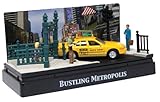 Motormax 1:64 Die-Cast Ford - American Graffiti Metropolis Diorama