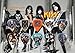 Kiss Gene Simmons 10 Guitar Picks Set Display