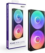 NZXT F240 RGB Core 240mm Single-Frame Fan Unit 2x120mm RGB Fans