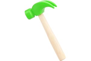 Fowecelt Wooden Hammer Toys Simulation Hammers Maintenance Tools Educational Toys for Kids Birthday Party Games Supplies