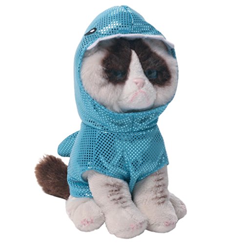 Gund Grumpy Cat Shark Beanbag Plush, 5