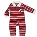 Hudson Baby Striped Polo Union Suit - HB Crest, 6-9 Months