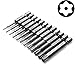 DAOKI® 12pcs 12 Sizes 1/4 Inch 50mm*T5-T40 Torx Head Screw Driver Bits Magnetic Set New