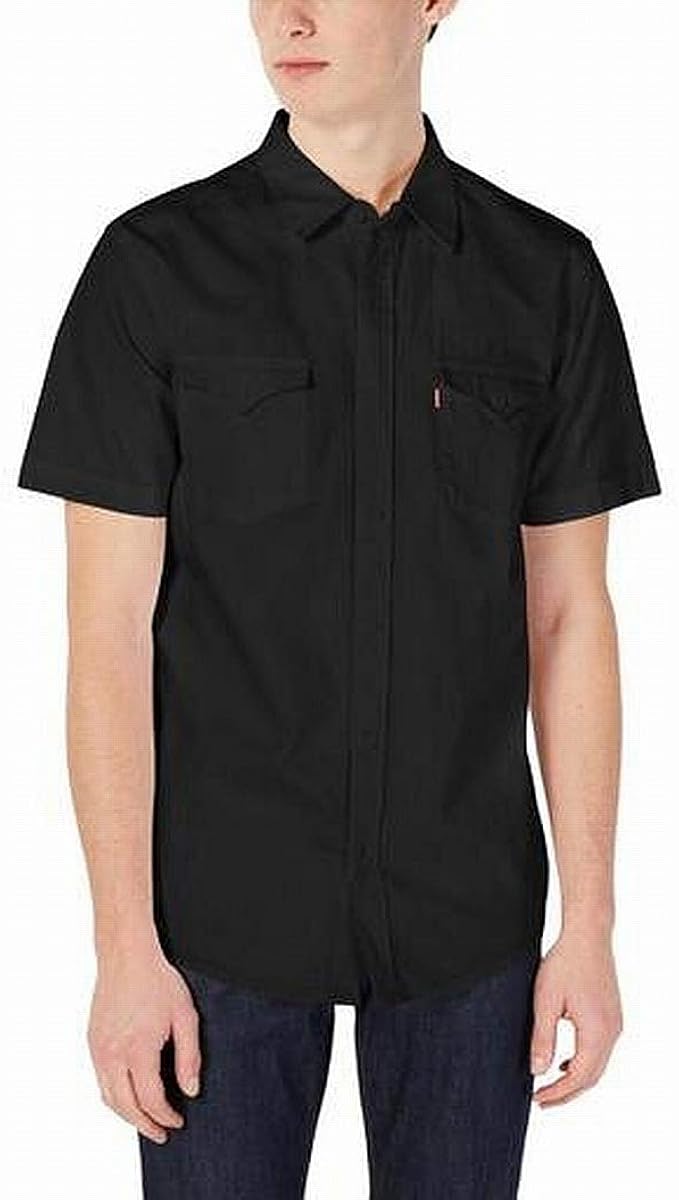 levi's short sleeve denim shirt