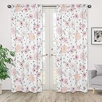sweet jojo watercolor floral curtains