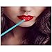 AKStore 100 Pcs Disposable Lip Brushes Make Up Brush Lipstick Lip Gloss Wands Applicator Tool Makeup Beauty Tool Kits (Blue)