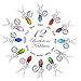 Simulated Diamond Birthstone Necklace Teardrop Pendant Elements Crystal April Anniversary Gifts For Her Valentine's Day Gifts Birthday Gifts for Wife Girlfriend Women Girls Romantic Gifts For Her