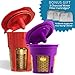 DI ORO - MaxBrew 24K Gold Keurig Accessories (1) Single K-Cup Reusable (1) K-Carafe Reusable (3) Premium Water Filters for Keurig 2.0
