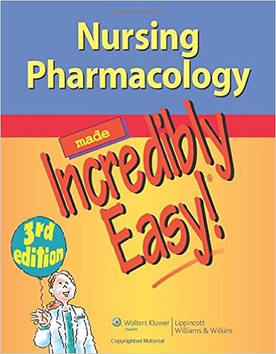 Nursing Pharmacology Made Incredibly Easy 9781451146240 Medicine Health Science Books Amazon Com