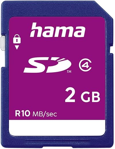 Hama 2GB SD Card Class 4 10MB/s with Mechanical Write Protection