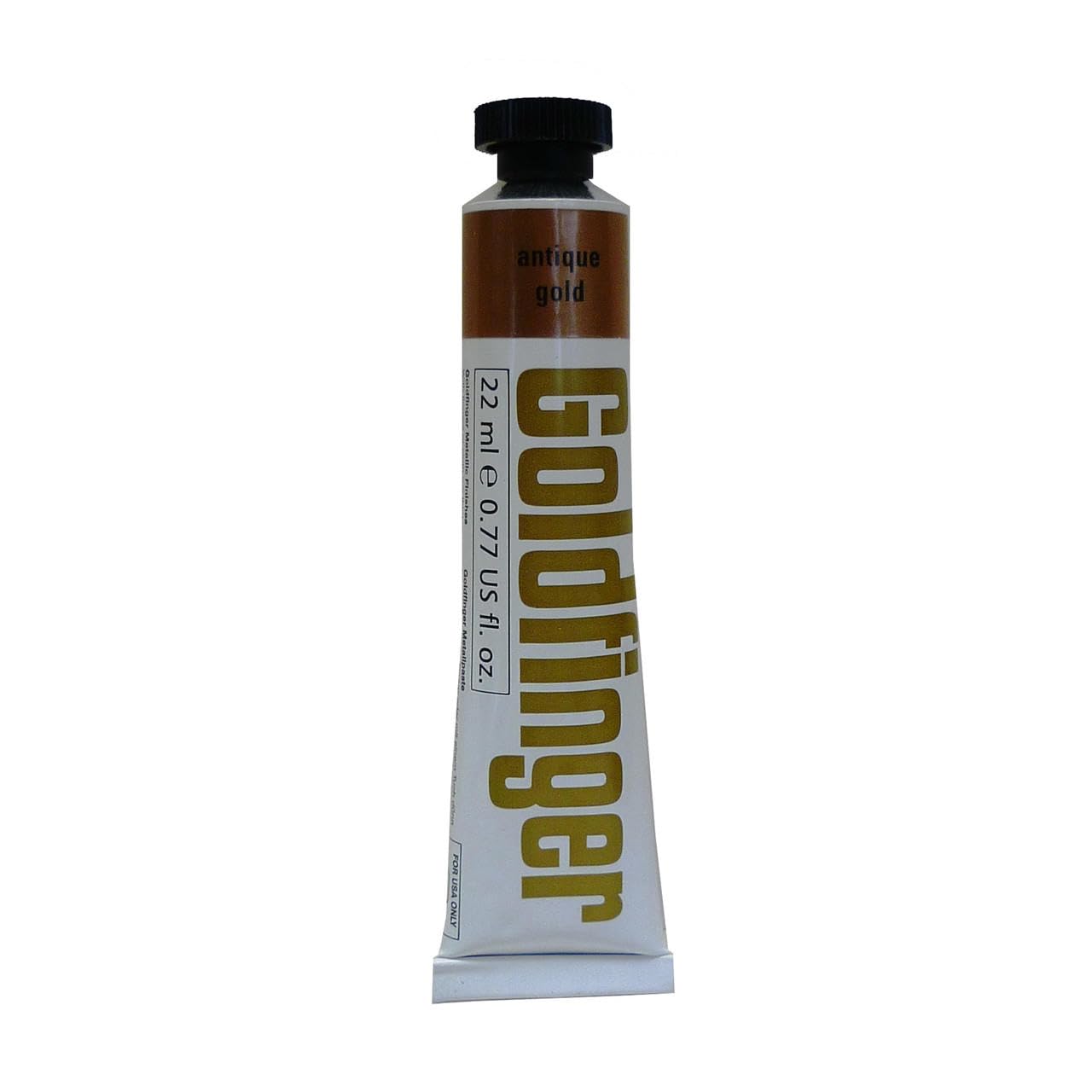 Daler-Rowney Goldfinger Gilding Colours, Aluminium Tube, 0.74oz - 22 ml, Antique Gold