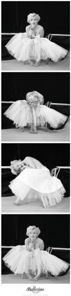 Pyramid America Marilyn Monroe Ballerina Vertical Sequence Hollywood Glamour Celebrity Actress Photo Cool Wall Decor Art Print Poster 12x36