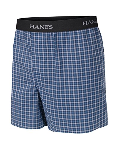 Hanes boys  3 pack ultimate  yarn dyed boxer, assorted,…