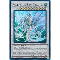 Amazon.com: Yu-Gi-Oh! - Ascension Sky Dragon - LEHD-ENB34 - Ultra 