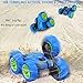 Remote Control Car Toy, 360° Flip RC Cars for Kids, 4WD 2.4GHz Stunt Car, Double Sided Rotating Electric Radio RC Crawler Vehicles for Boys & Girls, Christmas Birthday Gifts Toys (Blue)