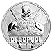 2018 Tuvalu 1 oz .999 Silver Marvel Series Deadpool BU $1 Brilliant Uncirculated