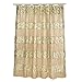 Popular Bath Shower Curtain, Sinatra Collection, 70" x 72", Champagne/Gold primary