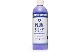 Nature's Specialties Plum Silky Dog Conditioner Concentrate for Pets, Natural Choice for Professional Groomers, Keratin and Silk Proteins, Made in USA, 16 oz