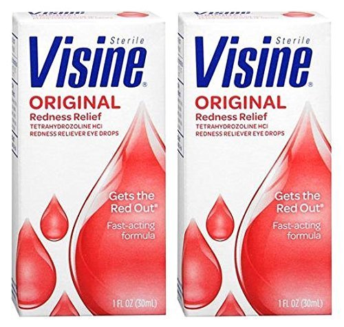 Visine Original Eye Drops, 1oz, 2pk