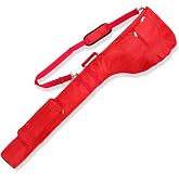 Small Golf Bag for A Few Clubs, Lightweight Golf Sunday Bag, Par 3 Travel Bag, Practice Travel Bag with Carry Shoulder Strap