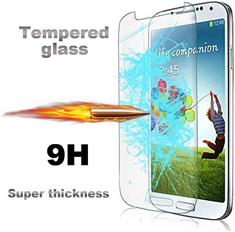 Galaxy S4 Screen Protector Film , Fernando Zou 0.25mm Ultra Slim Tempered Glass HD Screen Protector Film for Samsung Galaxy S4 S IV I9500 + 24K Radiation Paste