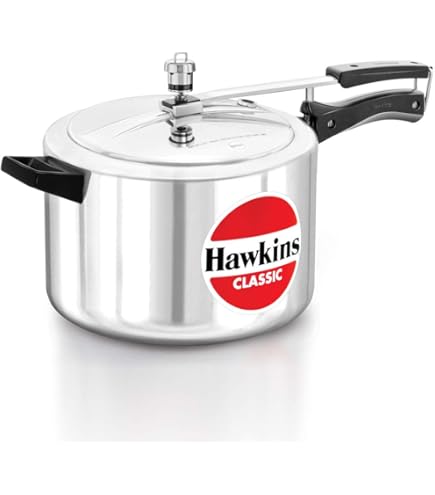 Amazon.com: Hawkins Aluminium 10 Litre Classic Pressure Cooker