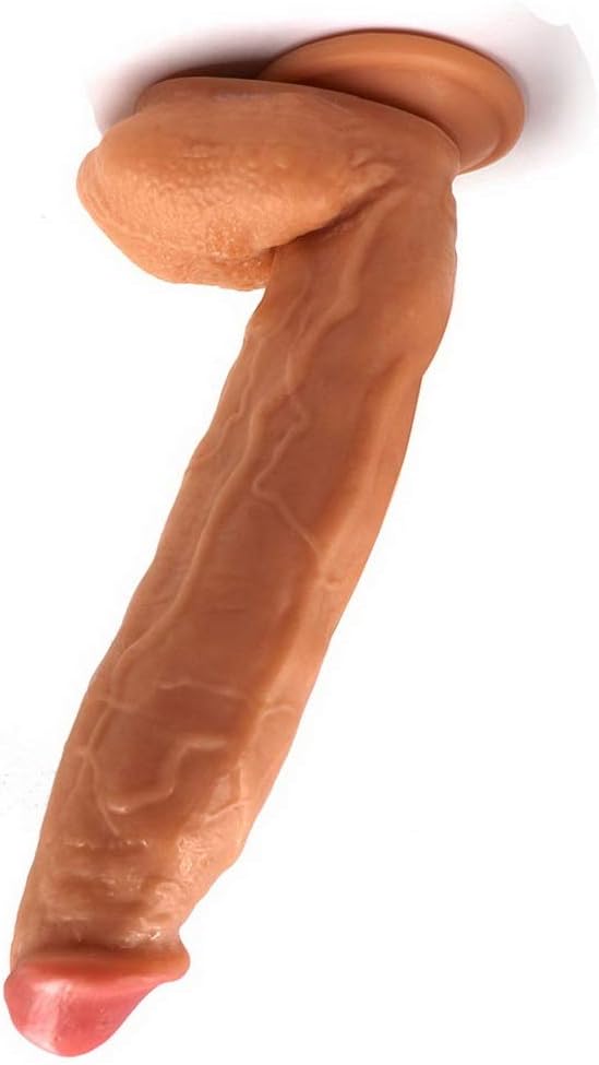 Gìft Stìck, Flesh Color You Mássage Waterproof Tool Stick Cordless PVC Training Strapless T-Shirt Size Suction Adjustable Soft Realistic 11.8 inch