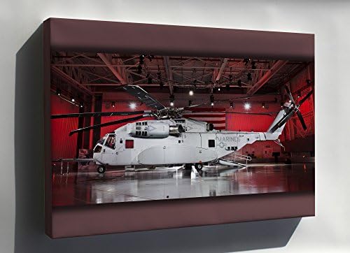 Canvas 24x36; Marine Sikorsky Ch-53K Ch-53 King Stallion Helicopter Roll Out
