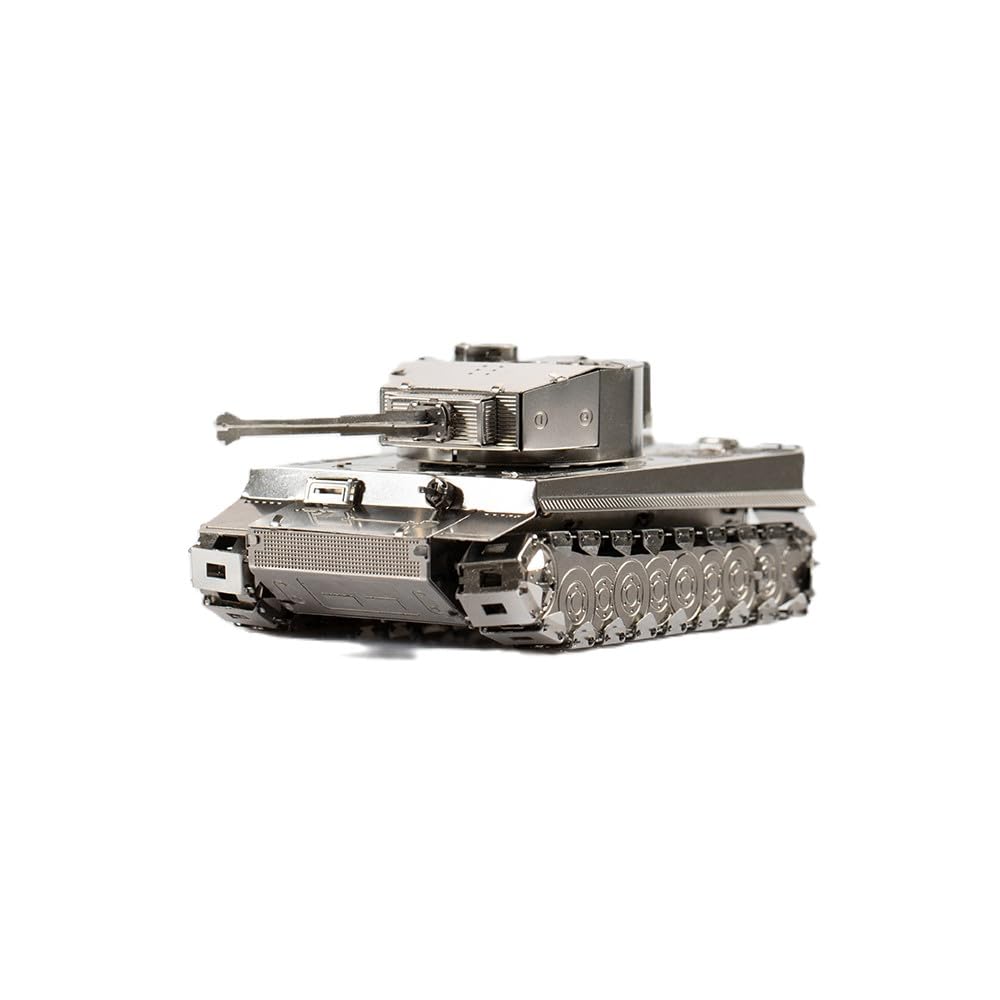 METAL-TIME METAL TIME PONDEROUS Panzer, 3D Metal Tank Model Kits for Adults or Teens, DIY Metal Puzzle Model Kit, 3D Metal Model Brain Teaser Puzzle - Great Gift Idea, 188 PCS.