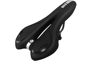 Comfortable Bike Seat for Men & Women, Waterproof Bicycle Seat, Breathable Mountain Bike Saddle, Gel Bicycle Saddle for MTB, 