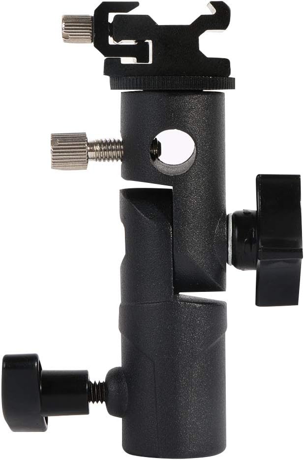 Camera Flash Speedlite Mount Professional Swivel Light Stand Light Bracket Umbrella Bracket Mount Shoe Holder E Type for Canon Nikon Pentax Olympus Nissin Metz Yongnuo Godox Speedlite Flashes