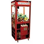 Coastal Amusements Telephone Toy Plush Crane 30″ Claw Machine