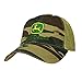 John Deere Embroidered Logo Mesh Back Baseball Hat - One Size - Men's - Camo